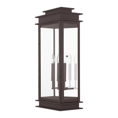 Livex Lighting Princeton 3 Light 29" Tall Commercial Wall Sconce