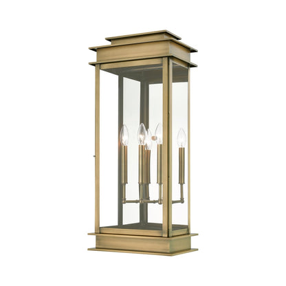 Livex Lighting Princeton 3 Light 29" Tall Commercial Wall Sconce