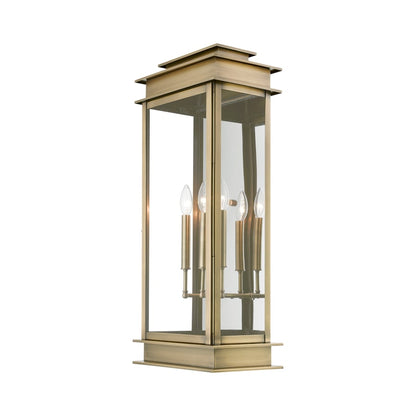 Livex Lighting Princeton 3 Light 29" Tall Commercial Wall Sconce