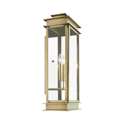 Livex Lighting Princeton 3 Light 29" Tall Commercial Wall Sconce
