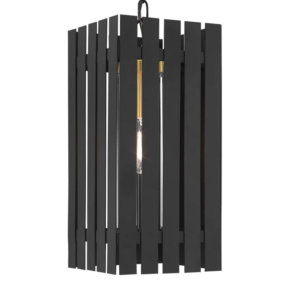 Livex Lighting Greenwich Single Light 8" Wide Outdoor Mini Pendant