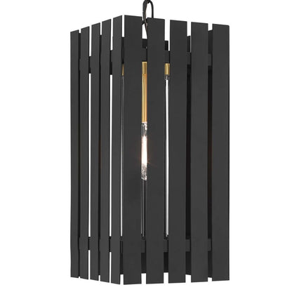 Livex Lighting Greenwich Single Light 8" Wide Outdoor Mini Pendant