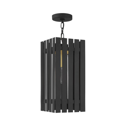 Livex Lighting Greenwich Single Light 8" Wide Outdoor Mini Pendant