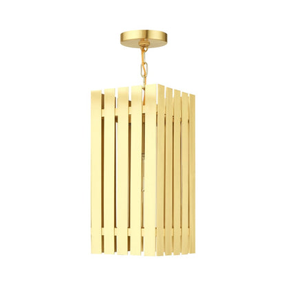 Livex Lighting Greenwich Single Light 8" Wide Outdoor Mini Pendant