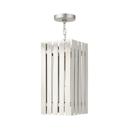 Livex Lighting Greenwich Single Light 8" Wide Outdoor Mini Pendant
