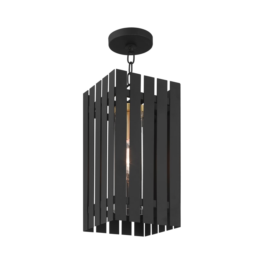 Livex Lighting Greenwich Single Light 8" Wide Outdoor Mini Pendant