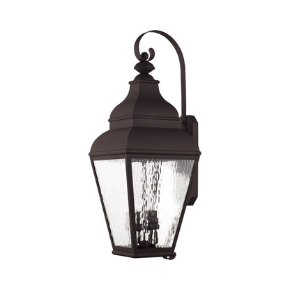 Livex Lighting Exeter 4 Light 37" Tall Outdoor Wall Sconce