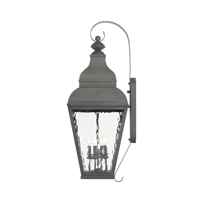 Livex Lighting Exeter 4 Light 37" Tall Outdoor Wall Sconce