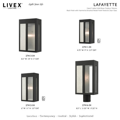 Livex Lighting Lafayette 14" Tall Outdoor Wall Sconce