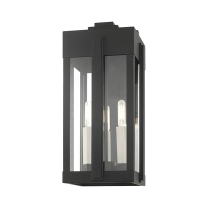 Livex Lighting Lexington 3 Light 18" Tall Outdoor Wall Sconce