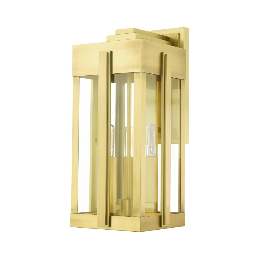 Livex Lighting Lexington 3 Light 18" Tall Outdoor Wall Sconce