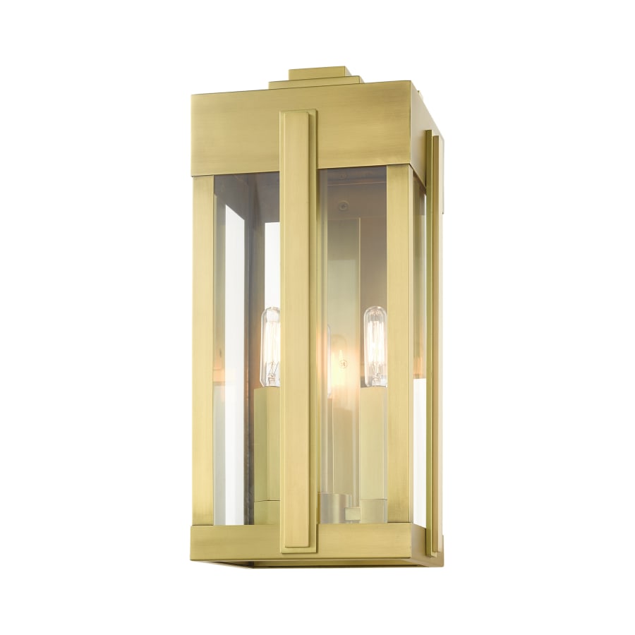 Livex Lighting Lexington 3 Light 18" Tall Outdoor Wall Sconce