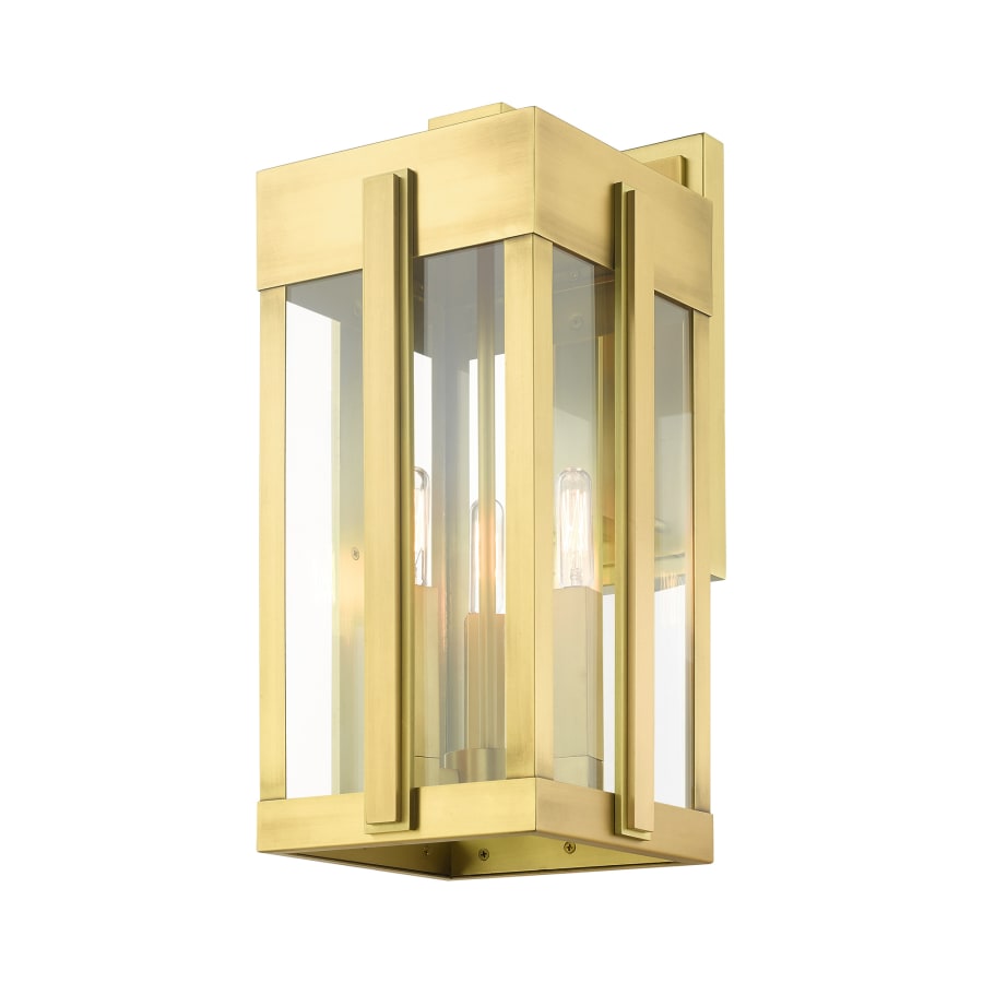 Livex Lighting Lexington 3 Light 18" Tall Outdoor Wall Sconce