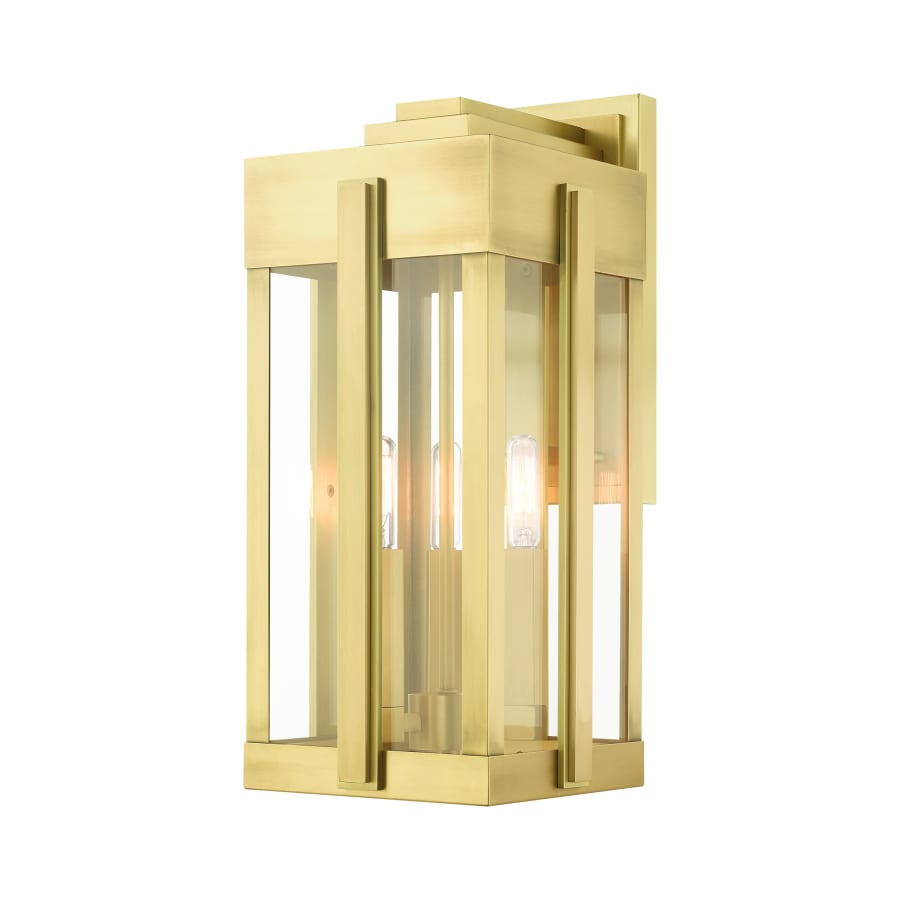Livex Lighting Lexington 3 Light 18" Tall Outdoor Wall Sconce
