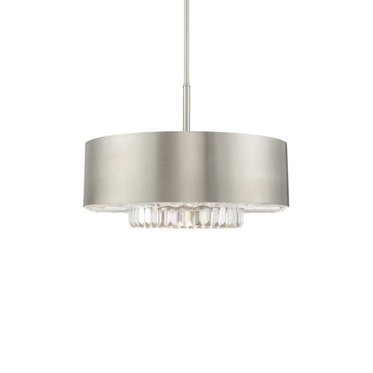 Livex Lighting Madison 6 Light 24" Wide Crystal Drum Chandelier
