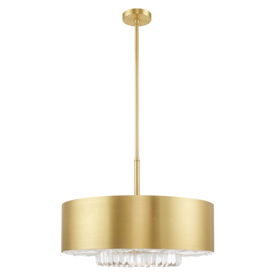 Livex Lighting Madison 6 Light 24" Wide Crystal Drum Chandelier