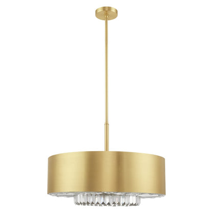 Livex Lighting Madison 6 Light 24" Wide Crystal Drum Chandelier