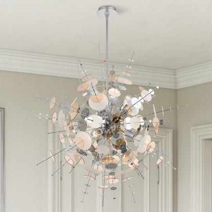 Livex Lighting Circulo 8 Light 37" Wide Sputnik Chandelier