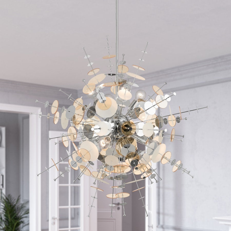 Livex Lighting Circulo 8 Light 37" Wide Sputnik Chandelier