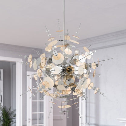 Livex Lighting Circulo 8 Light 37" Wide Sputnik Chandelier