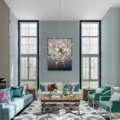 Livex Lighting Circulo 12 Light 50" Wide Sputnik Chandelier
