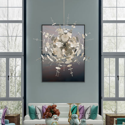 Livex Lighting Circulo 12 Light 50" Wide Sputnik Chandelier