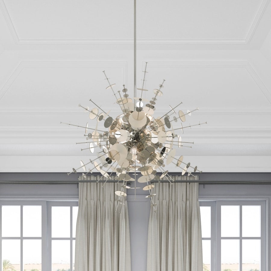 Livex Lighting Circulo 12 Light 50" Wide Sputnik Chandelier