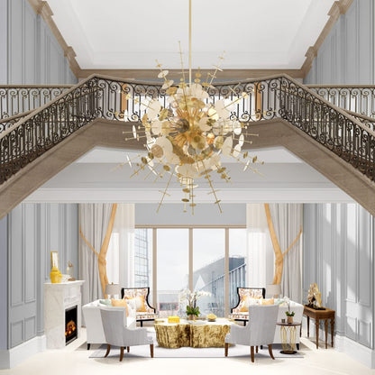 Livex Lighting Circulo 12 Light 50" Wide Sputnik Chandelier