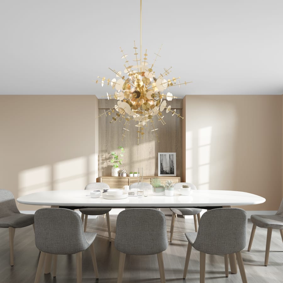Livex Lighting Circulo 12 Light 50" Wide Sputnik Chandelier