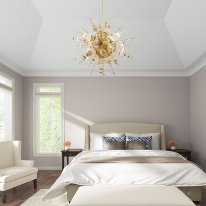 Livex Lighting Circulo 12 Light 50" Wide Sputnik Chandelier