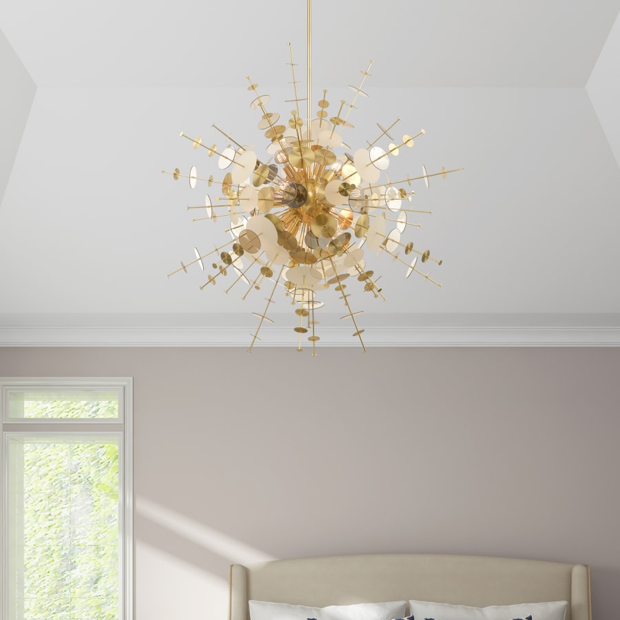 Livex Lighting Circulo 12 Light 50" Wide Sputnik Chandelier