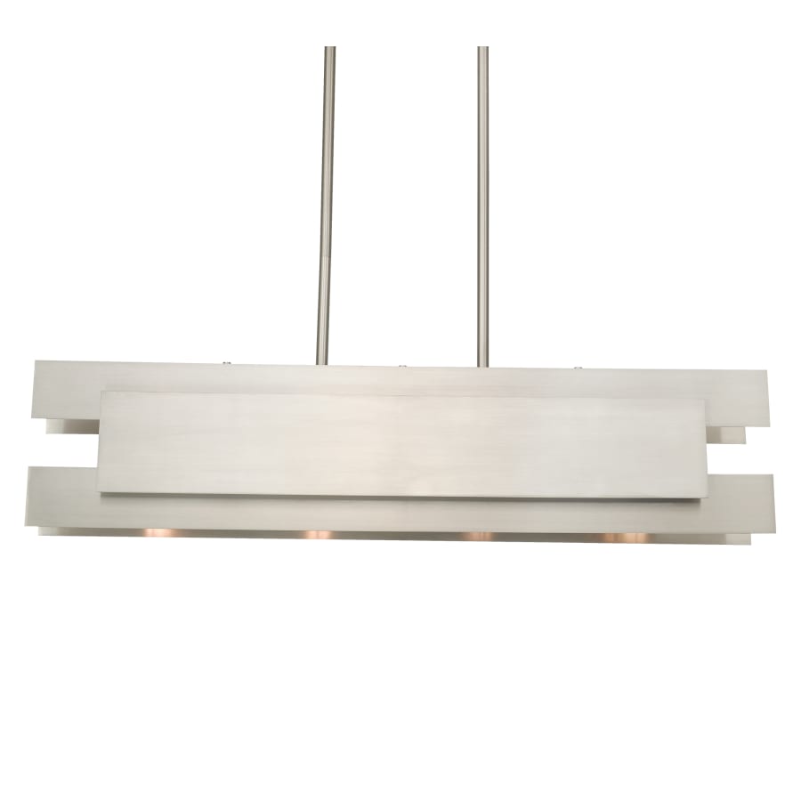 Livex Lighting Varick 4 Light 36" Wide Linear Chandelier
