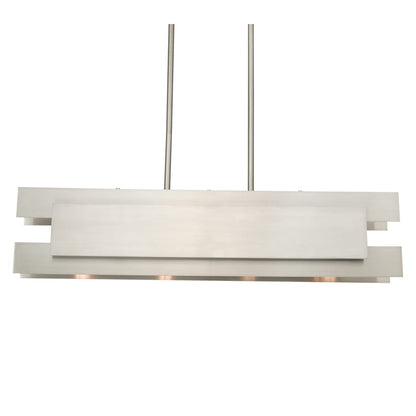 Livex Lighting Varick 4 Light 36" Wide Linear Chandelier