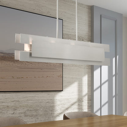 Livex Lighting Varick 4 Light 36" Wide Linear Chandelier