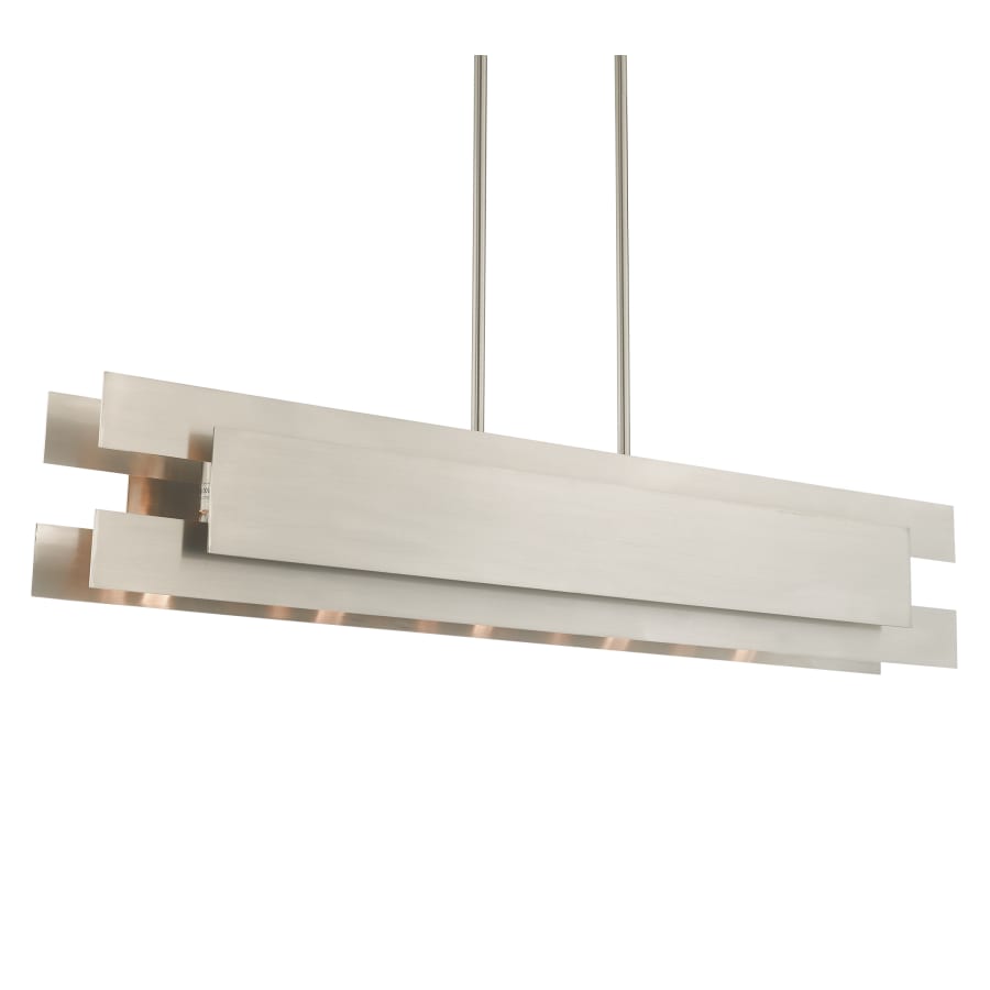 Livex Lighting Varick 5 Light 46" Wide Linear Chandelier