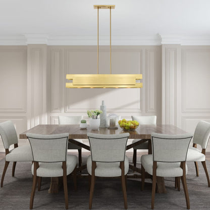 Livex Lighting Varick 5 Light 46" Wide Linear Chandelier