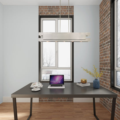 Livex Lighting Varick 5 Light 46" Wide Linear Chandelier