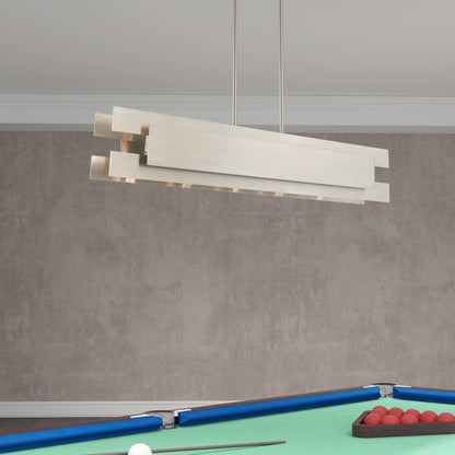 Livex Lighting Varick 5 Light 46" Wide Linear Chandelier