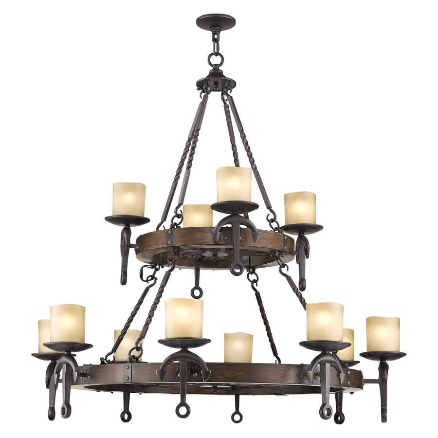 Livex Lighting Cape May 12 Light 2 Tier Chandelier