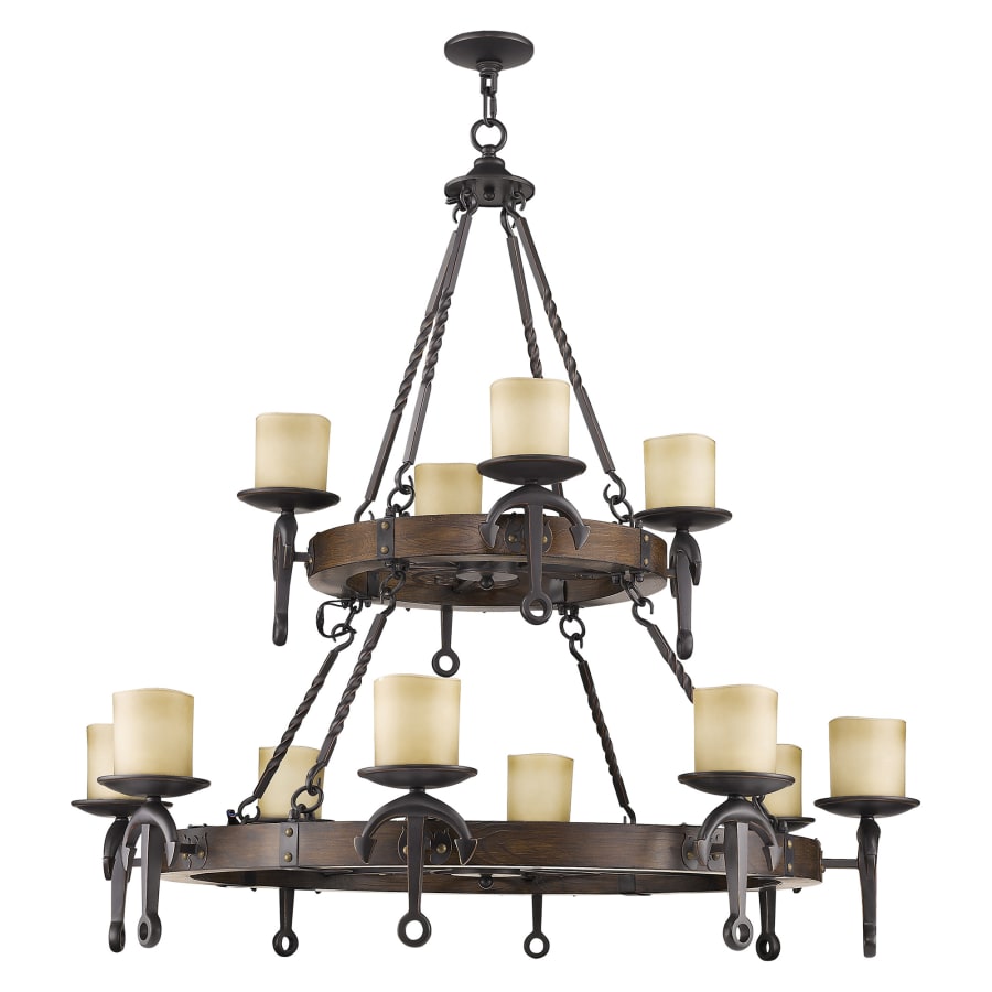 Livex Lighting Cape May 12 Light 2 Tier Chandelier