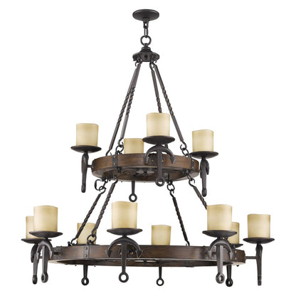 Livex Lighting Cape May 12 Light 2 Tier Chandelier