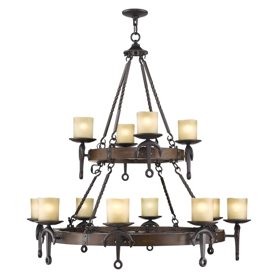 Livex Lighting Cape May 12 Light 2 Tier Chandelier