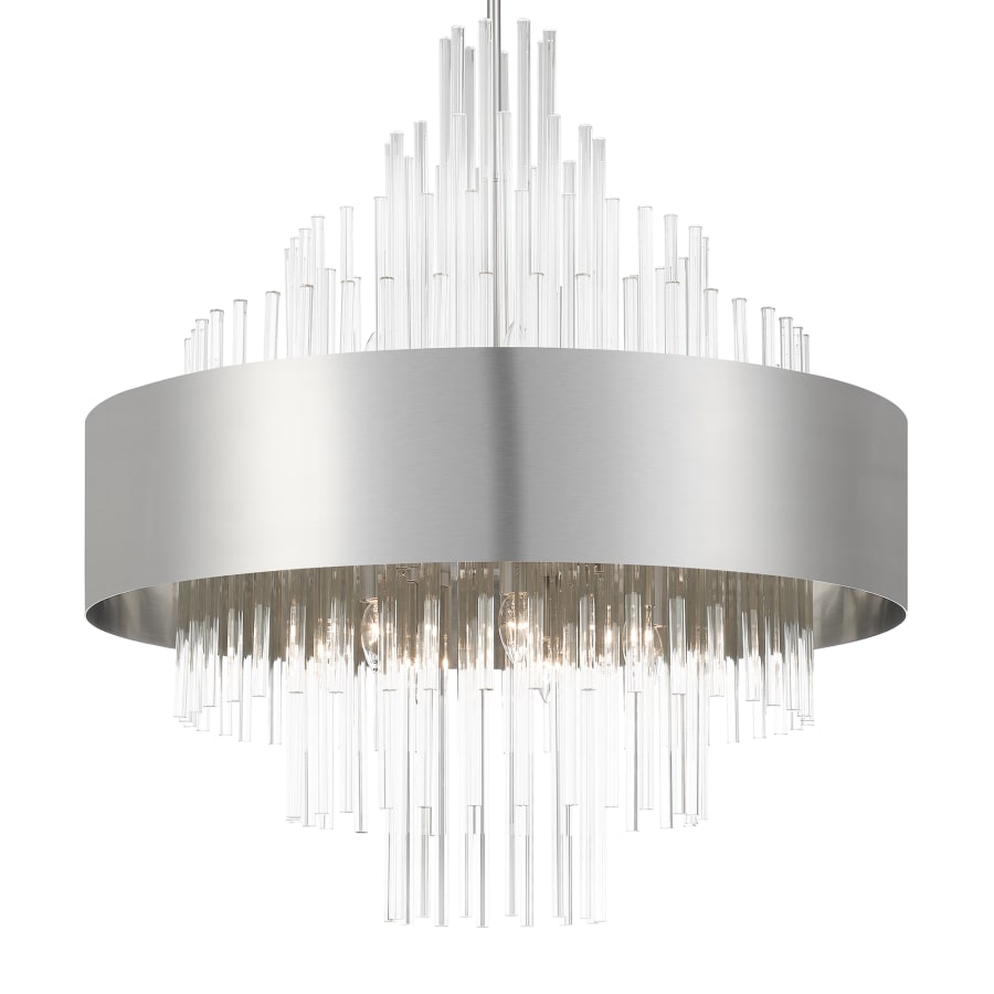 Livex Lighting Orenburg 14 Light 35" Wide Crystal Waterfall Chandelier