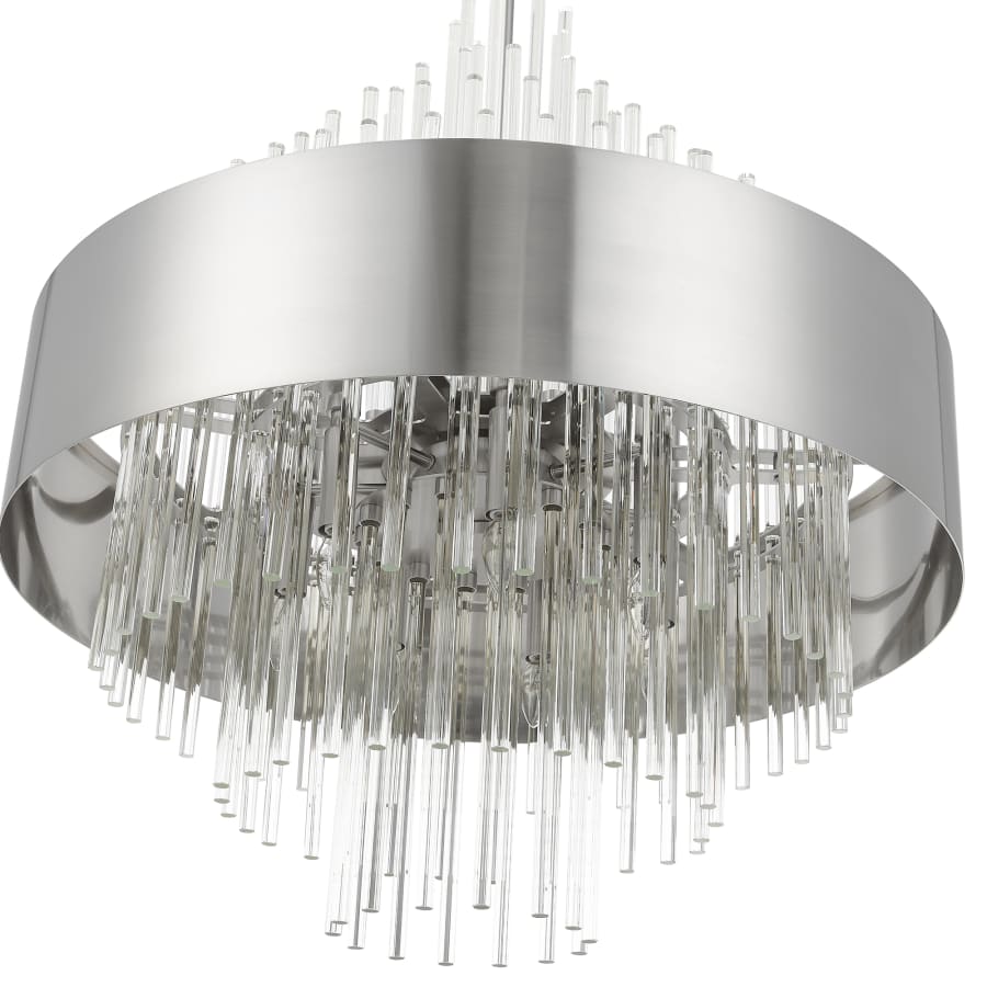 Livex Lighting Orenburg 14 Light 35" Wide Crystal Waterfall Chandelier