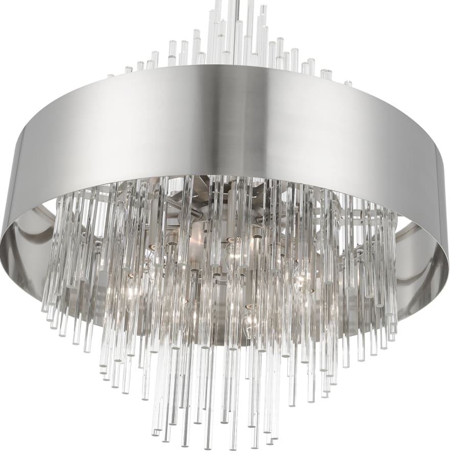 Livex Lighting Orenburg 14 Light 35" Wide Crystal Waterfall Chandelier