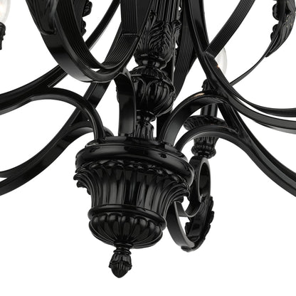 Livex Lighting Valencia 6 Light 35" Wide Taper Candle Style Chandelier