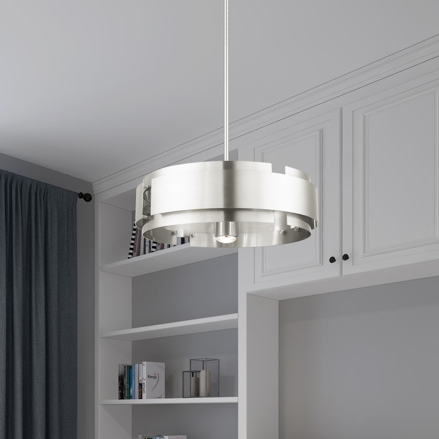 Livex Lighting Varick 5 Light 22" Wide Drum Chandelier