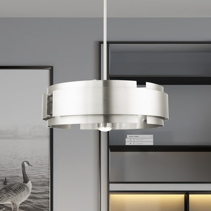 Livex Lighting Varick 5 Light 22" Wide Drum Chandelier