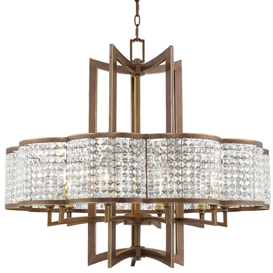 Livex Lighting Grammercy 10 Light 1 Tier Crystal Chandelier