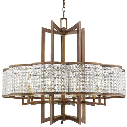 Livex Lighting Grammercy 10 Light 1 Tier Crystal Chandelier